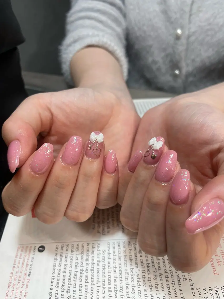 ネイル アートネイル シンプルネイル 🫧Sunrich lu🤍のネイルデザイン