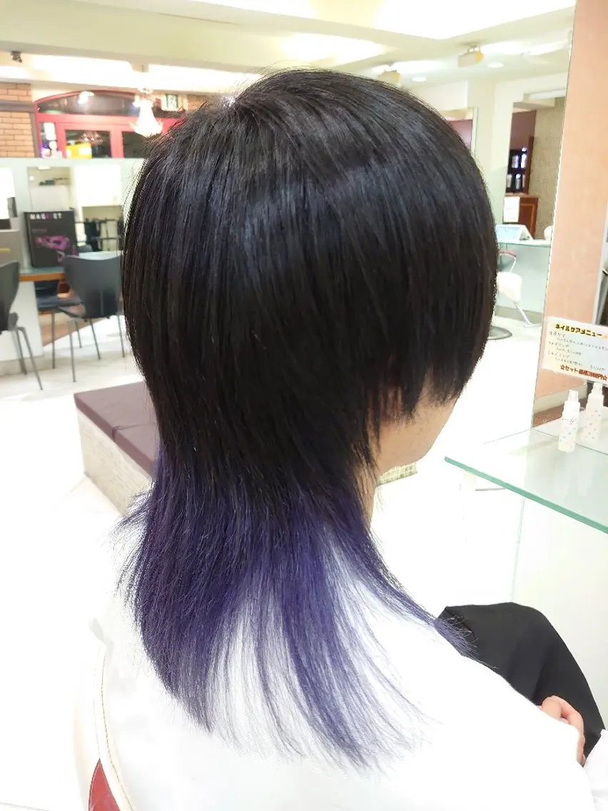 ミディアム ヘアアレンジ メンズ メンズウルフカット ウルフカット 🐺デザインウルフ / 一ノ瀬 凌🐺のヘアスタイル