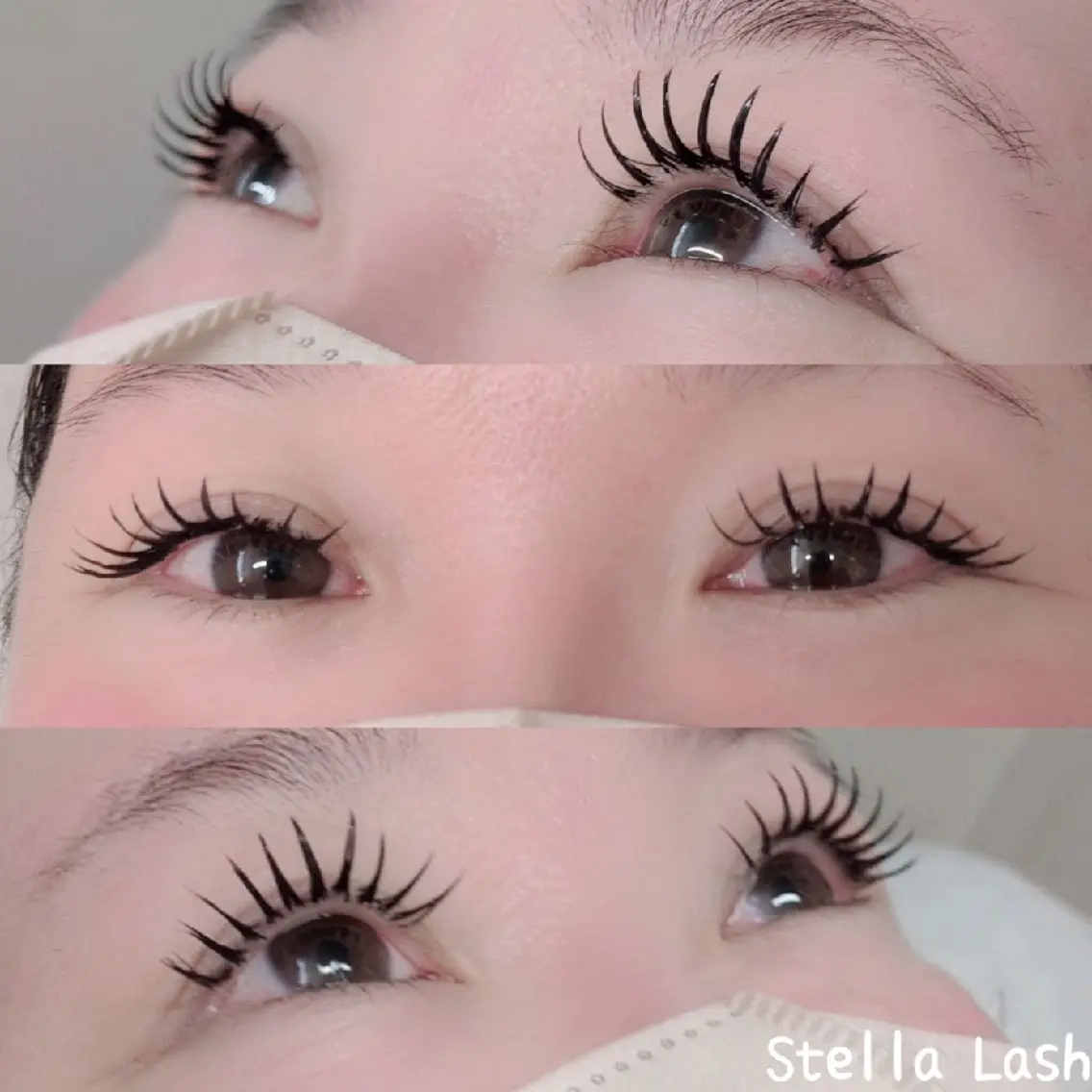 マツエク・マツパ フラットラッシュ Stella  Lashのマツエク・マツパデザイン