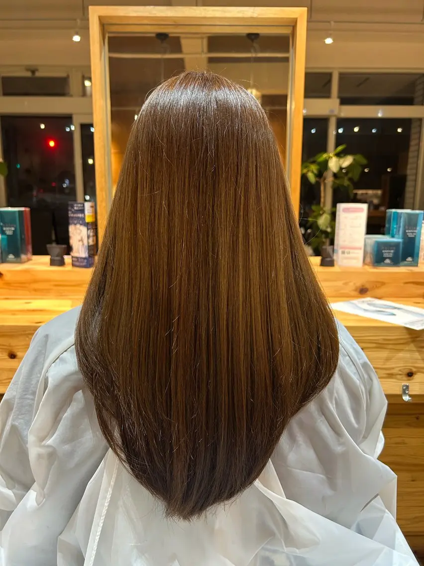 ロング カラー 仲宗根 瑞希のヘアスタイル