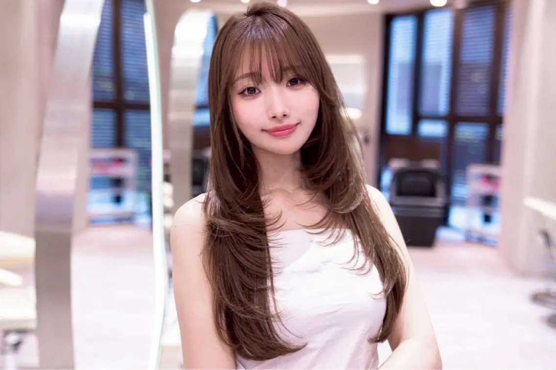 ミディアム ヘアセット ミディアムレイヤー/ 髪質改善/堅亘のヘアスタイル
