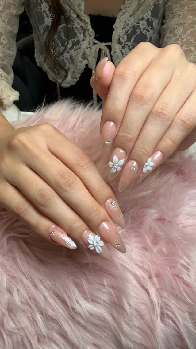 ネイル 長さ出し フレンチネイル グラデーション 韓国ネイル マグネットネイル ハンドネイル VB HEAVEN nailのネイルデザイン