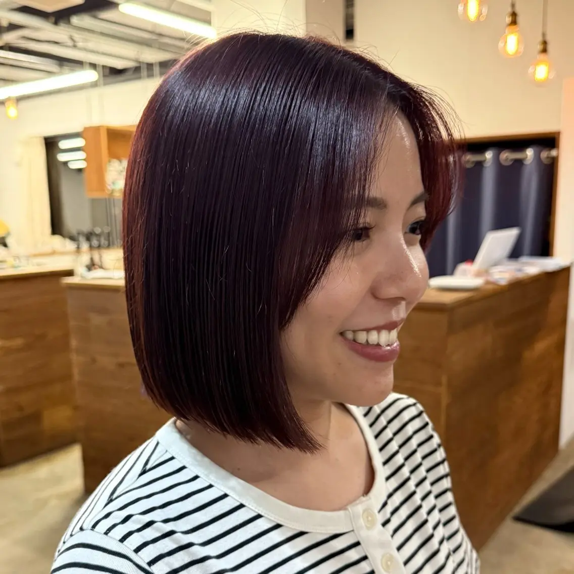 ショート カット ヘアカラー nishihama nanaのヘアスタイル
