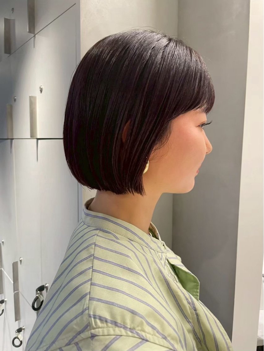 ショート カラー カット ヘアカラー トリートメント ショートボブレイヤー 湯澤哲成のヘアスタイル