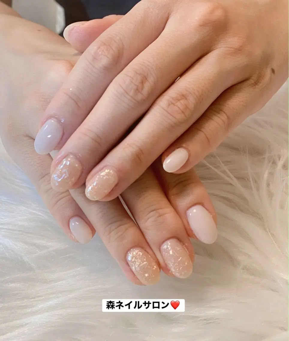ネイル ハンドネイル 森 ネイル サロンのネイルデザイン