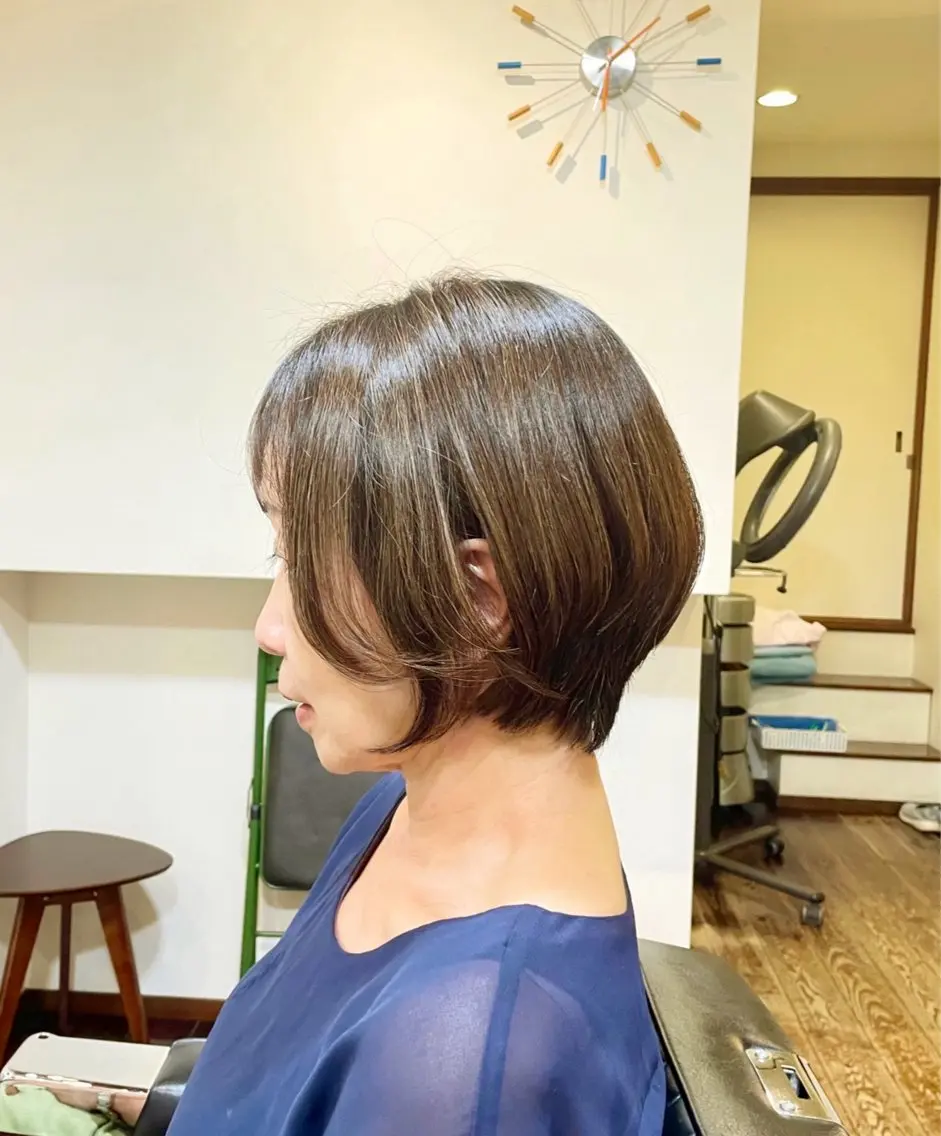 ショート ショートボブ ボブ ショートヘア 中川 淳一朗のヘアスタイル