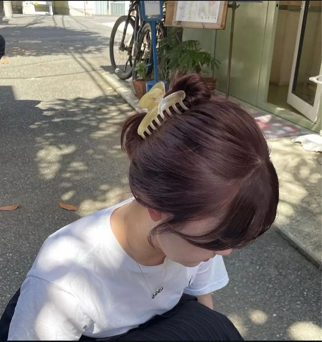 ロング FILMS haru 暖色/ぱつっとbobのヘアスタイル