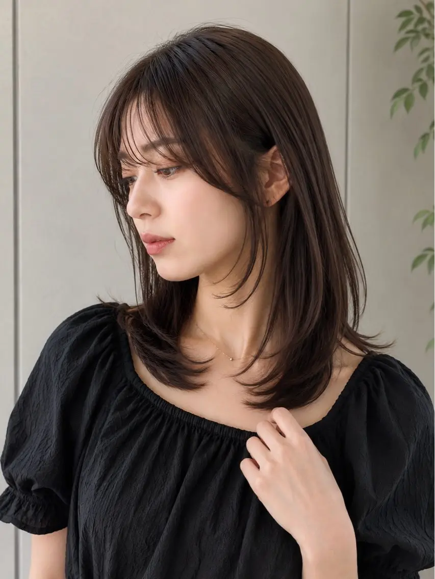 【🌱8月平日ご新規様限定🌱】似合わせカット➕超透明感カラー✨✨43%OFF❗️（レイヤーカット/ミディアム）の写真