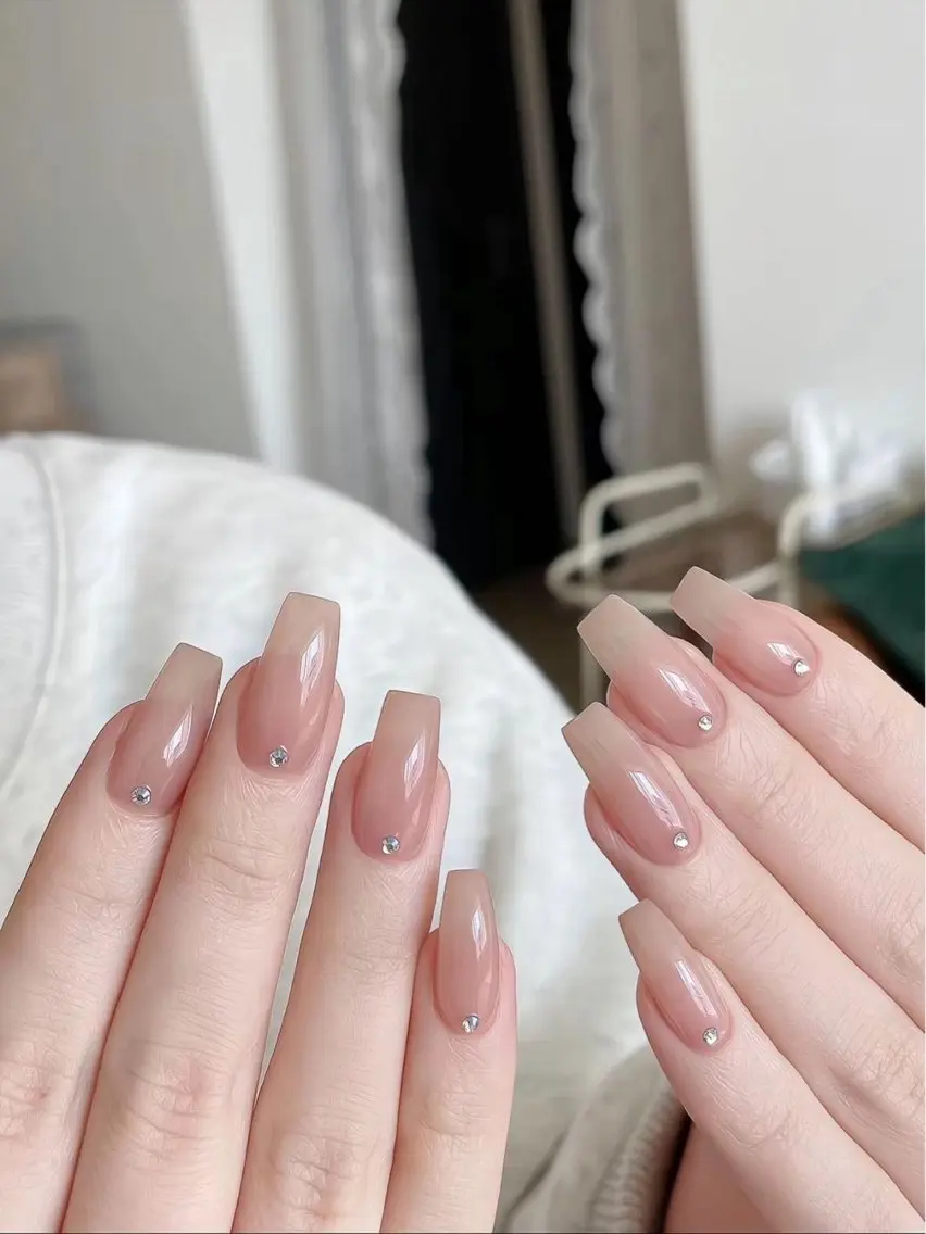 ネイル 韓国ネイル マグネットネイル ワンカラーネイル ネイルチップ Jenn Nail Salonのネイルデザイン