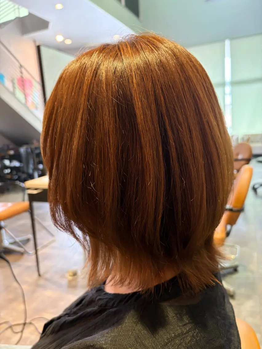 ミディアム カット カットモデル RURUのヘアスタイル