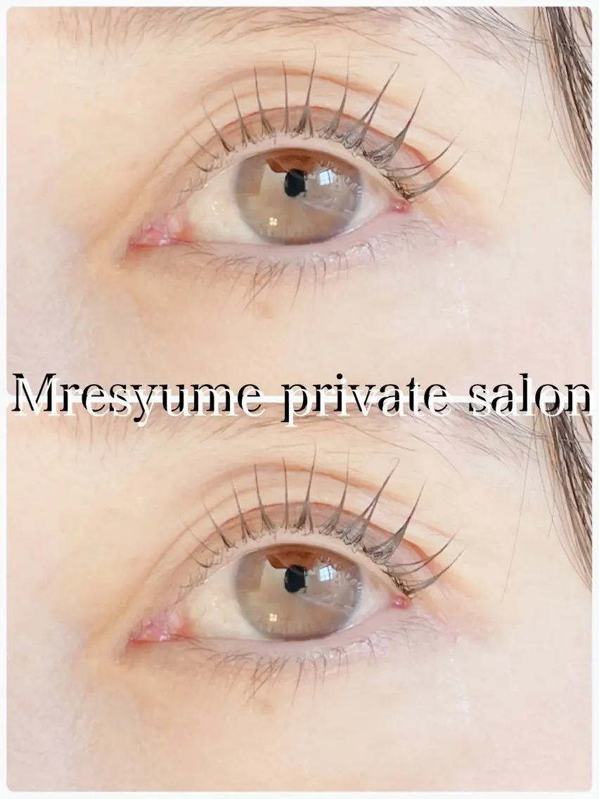 マツエク・マツパ マツパ Mresyume MAYUのマツエク・マツパデザイン