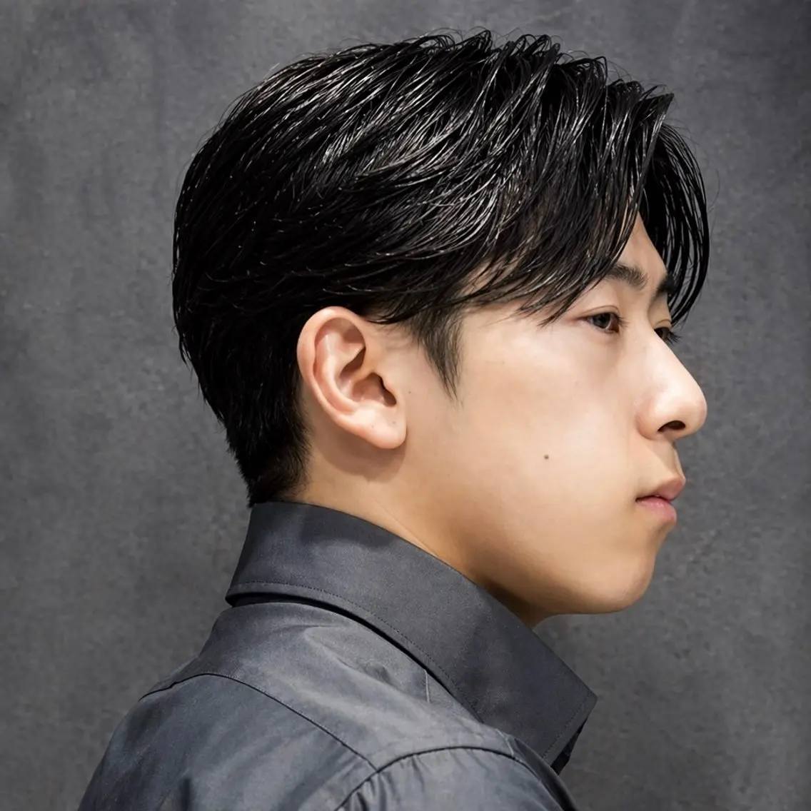 ショート パーマ メンズ カット パーマ トリートメント ヘアセット スパイキーショート 心斎橋【戸兵吏駒】のヘアスタイル