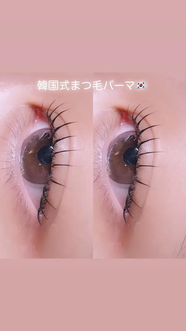 マツエク・マツパ 韓国風マツエク 一重×まつ毛パーマ ロニセラ アイラッシュのマツエク・マツパデザイン