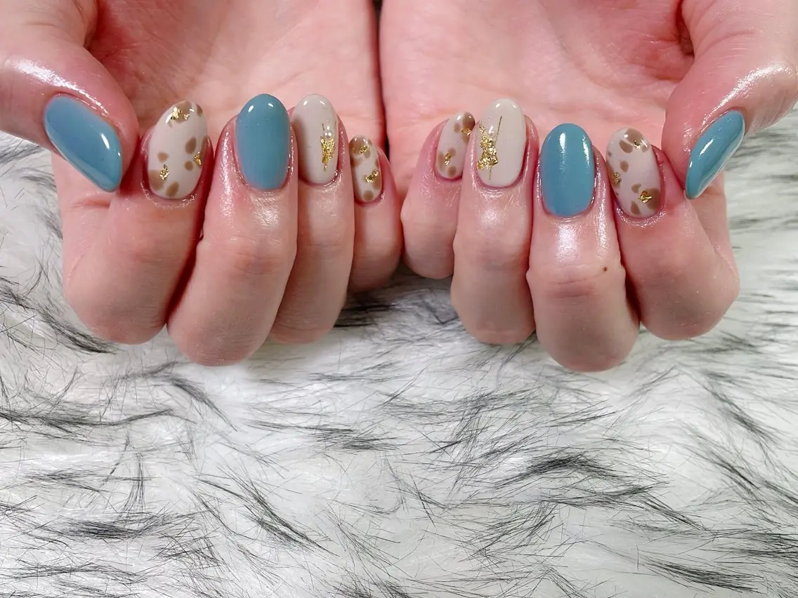 ネイル オーロラネイル フットネイル フレンチネイル ジェルネイル 韓国ネイル ハンドネイル kiki nail &brow二子玉川のネイルデザイン