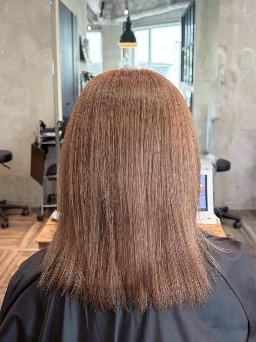 カラー ブリーチ ヘアカラー La fith 新田のヘアスタイル