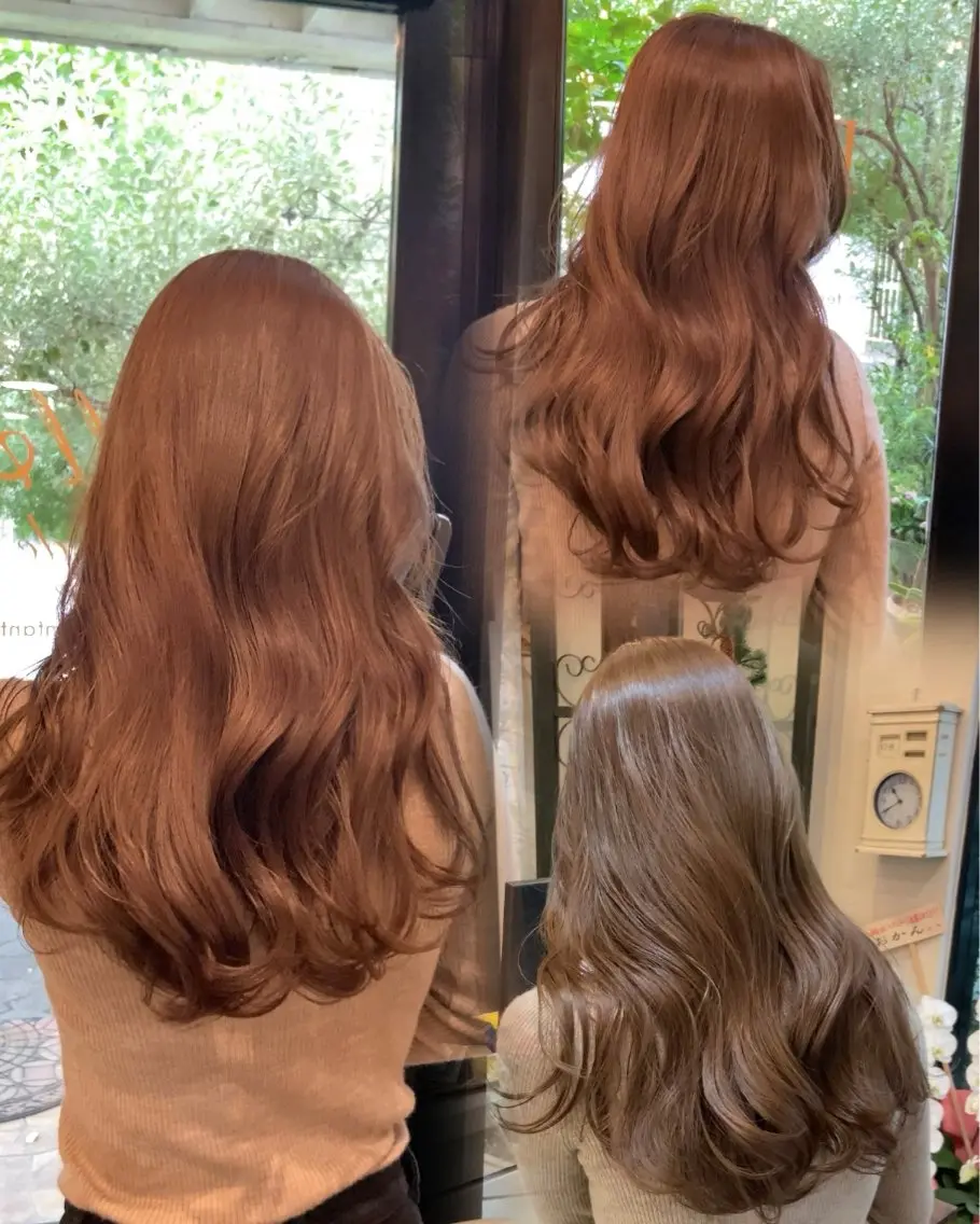 ロング カラー ベージュカラー 透明感カラー ダメージレス美容師 🌱水島侑理のヘアスタイル