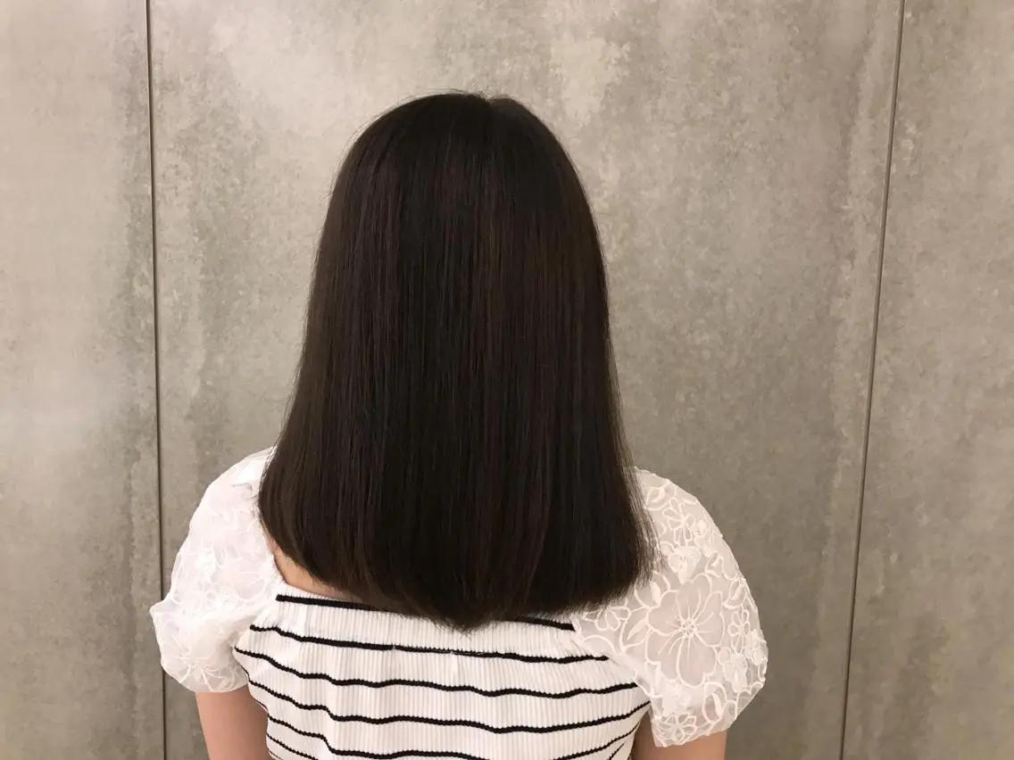 ミディアム カラー ハイライトカラー 外国人風カラー ハイライト ショート/脱白髪染め ☆宇﨑悠実のヘアスタイル