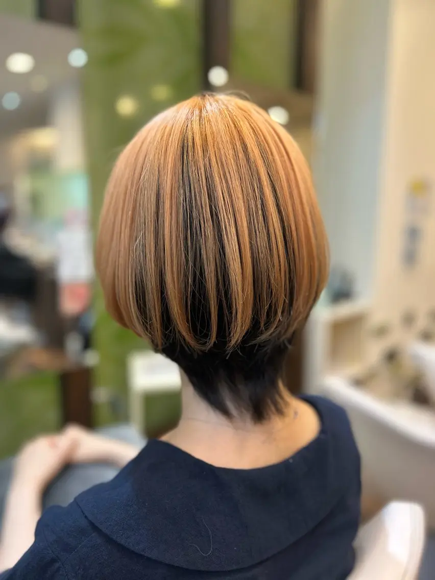ショート ヘアカラー オリーブ南森町✨️ 畑中のヘアスタイル