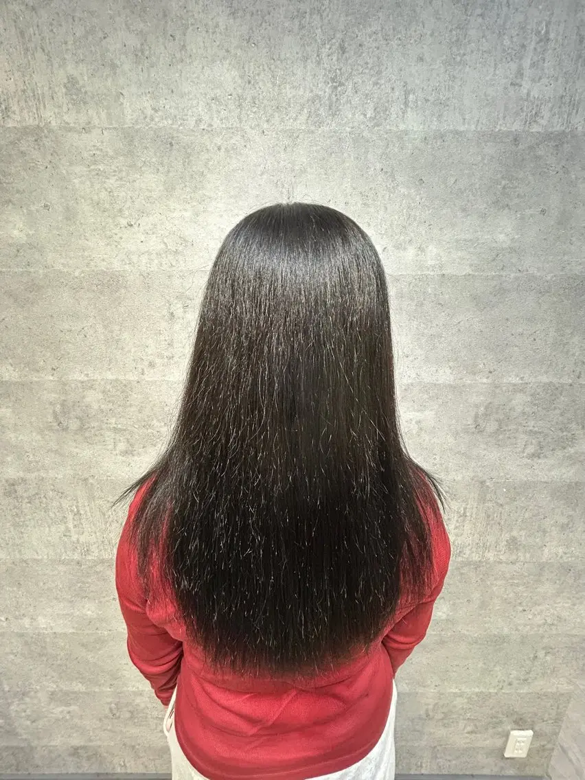 ロング 宮本 莉奈のヘアスタイル
