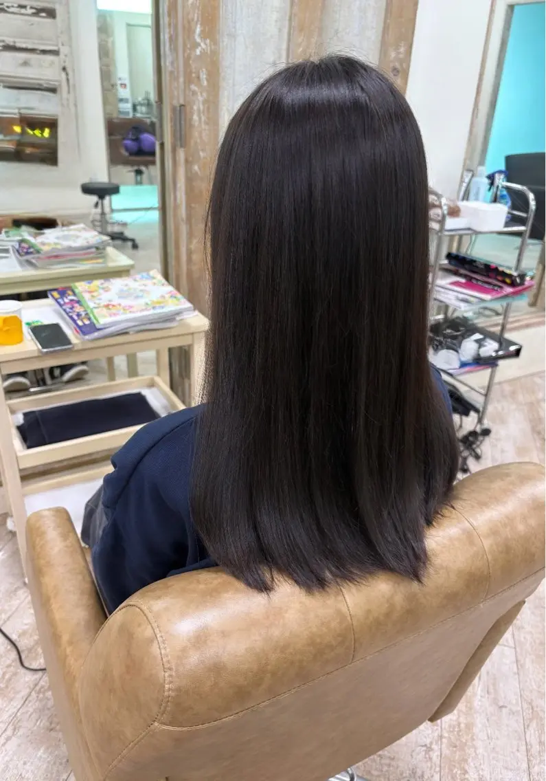 カラー 菊地 映香のヘアスタイル