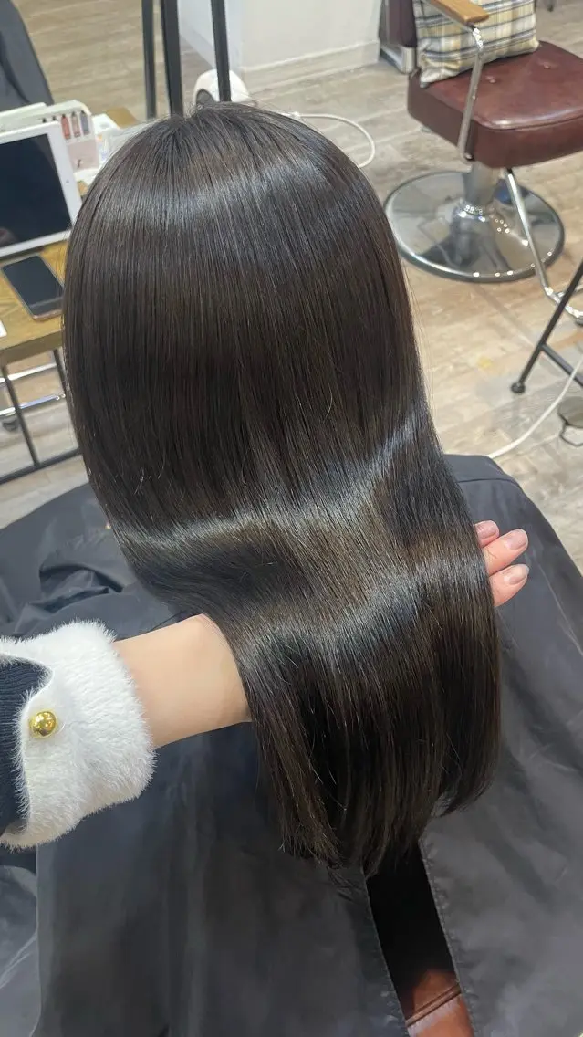 縮毛矯正の写真