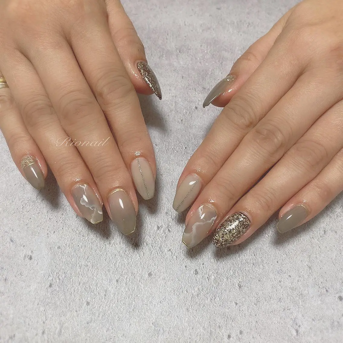 ネイル ハンドネイル nailsalon linneのネイルデザイン