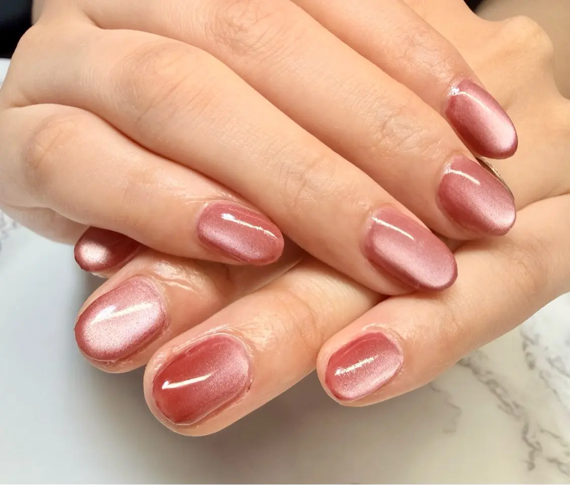 ネイル アニマル柄 アートネイル チークネイル フラッシュネイル フラッシュマグ Mai’s nailのネイルデザイン