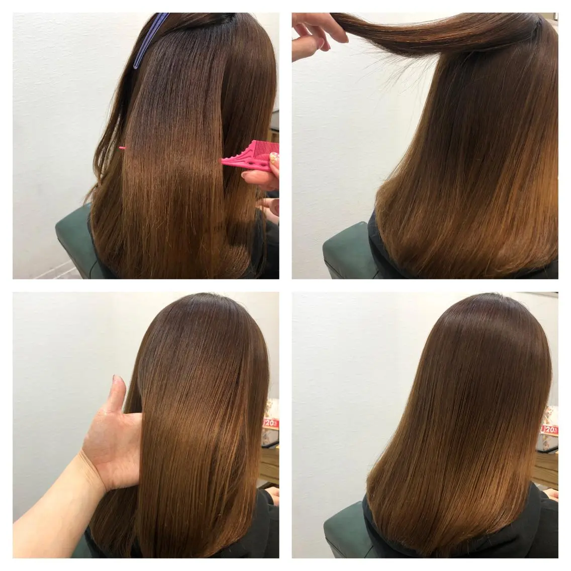 セミロング カット 縮毛矯正 トリートメント 💫髪質改善矯正 MIHO💫のヘアスタイル