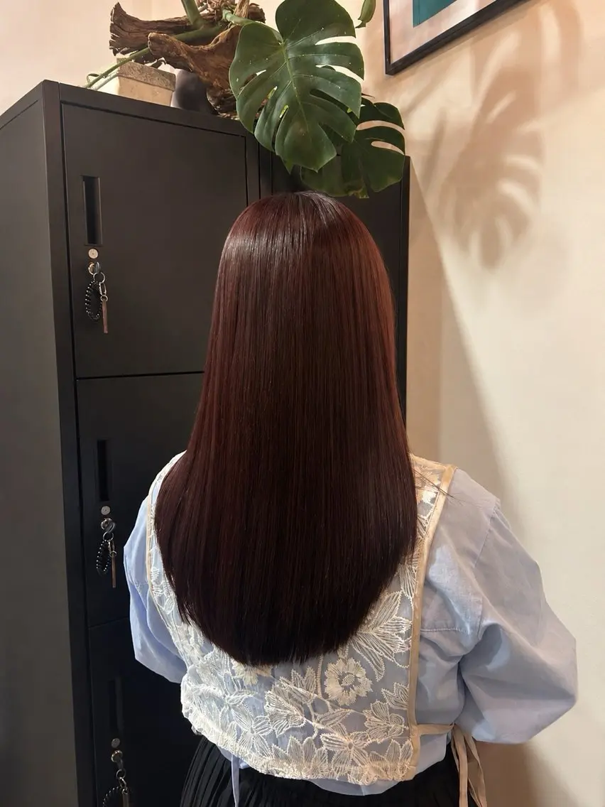 ロング 藤井 美陽のヘアスタイル