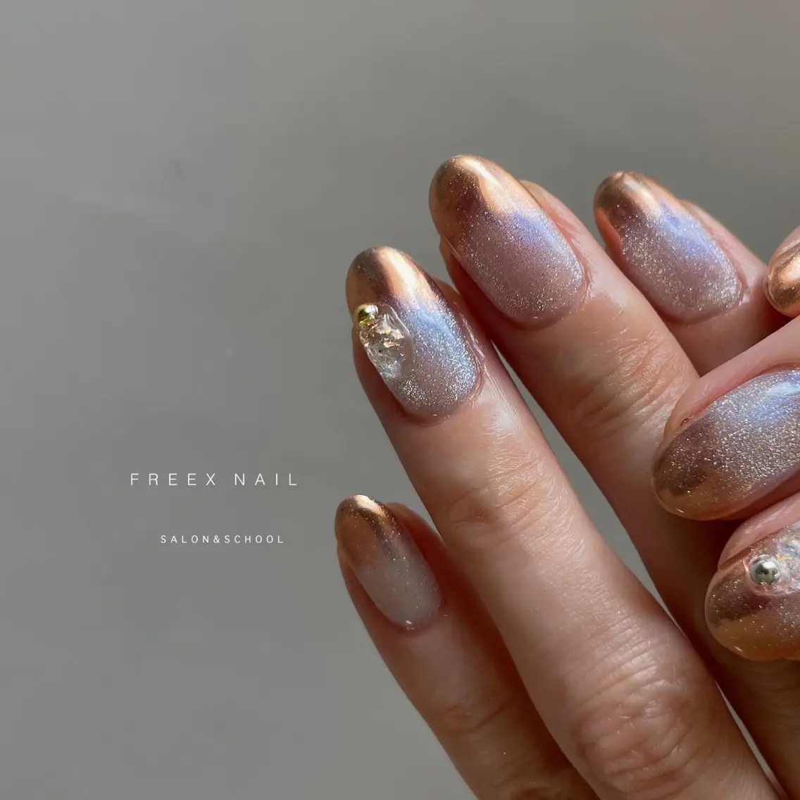 ネイル マグネットネイル freex nail /ニュアンス/個性派のネイルデザイン
