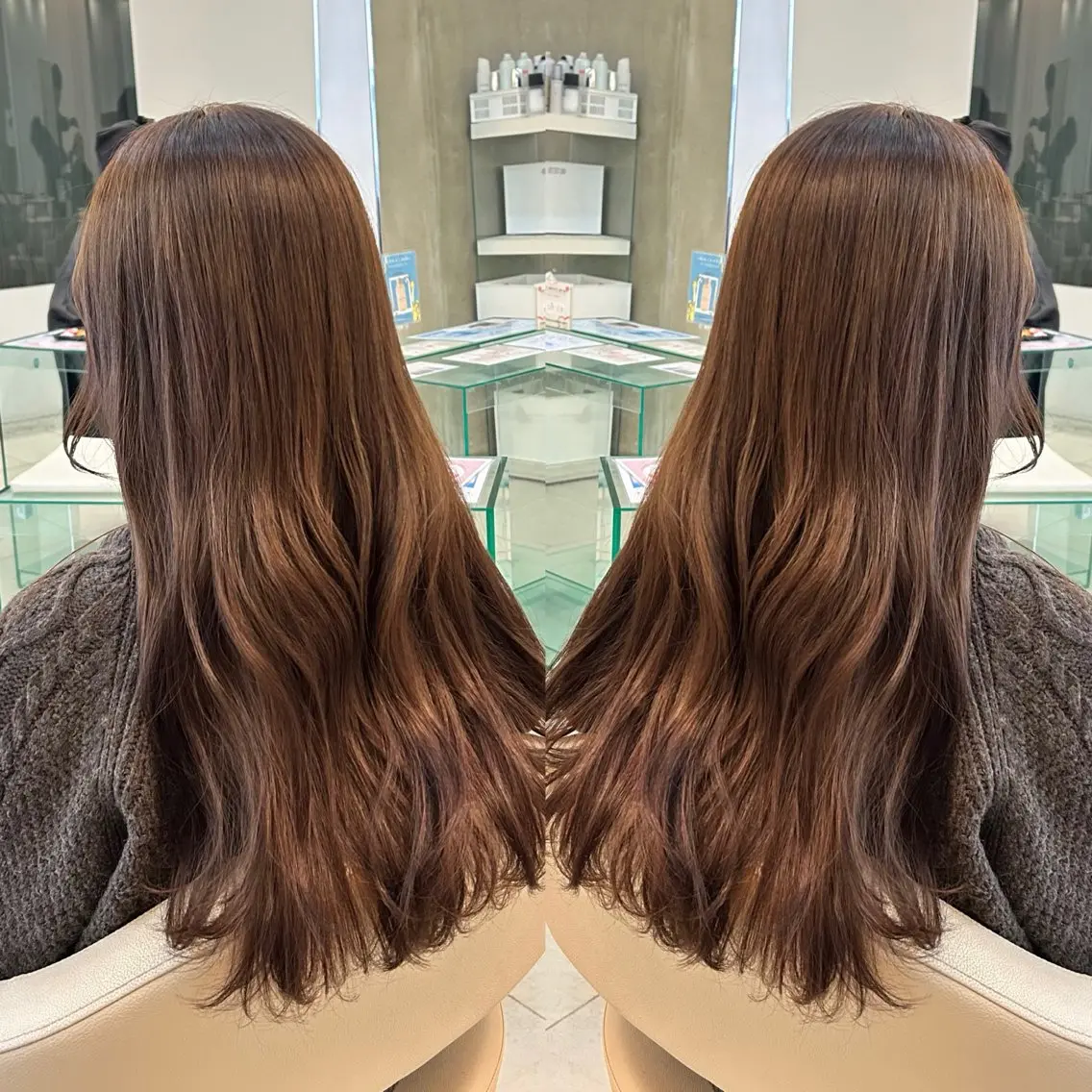 ロング カット ヘアカラー MODEK's Brillerのヘアスタイル