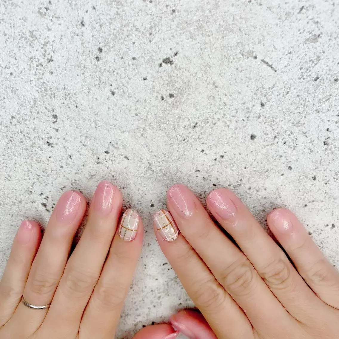 ミディアム カラー パーマ ヘアアレンジ メンズ キッズ ネイル マツエク・マツパ グラデーションカラー ピンクカラー カラーマツエク グラデーション ピンク ハンドネイル Salon Ｋのネイルデザイン