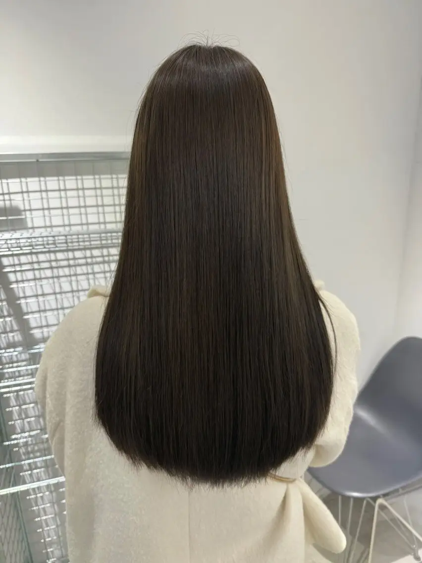 ロング 縮毛矯正 縮毛矯正 トリートメント 森岡 涼汰のヘアスタイル