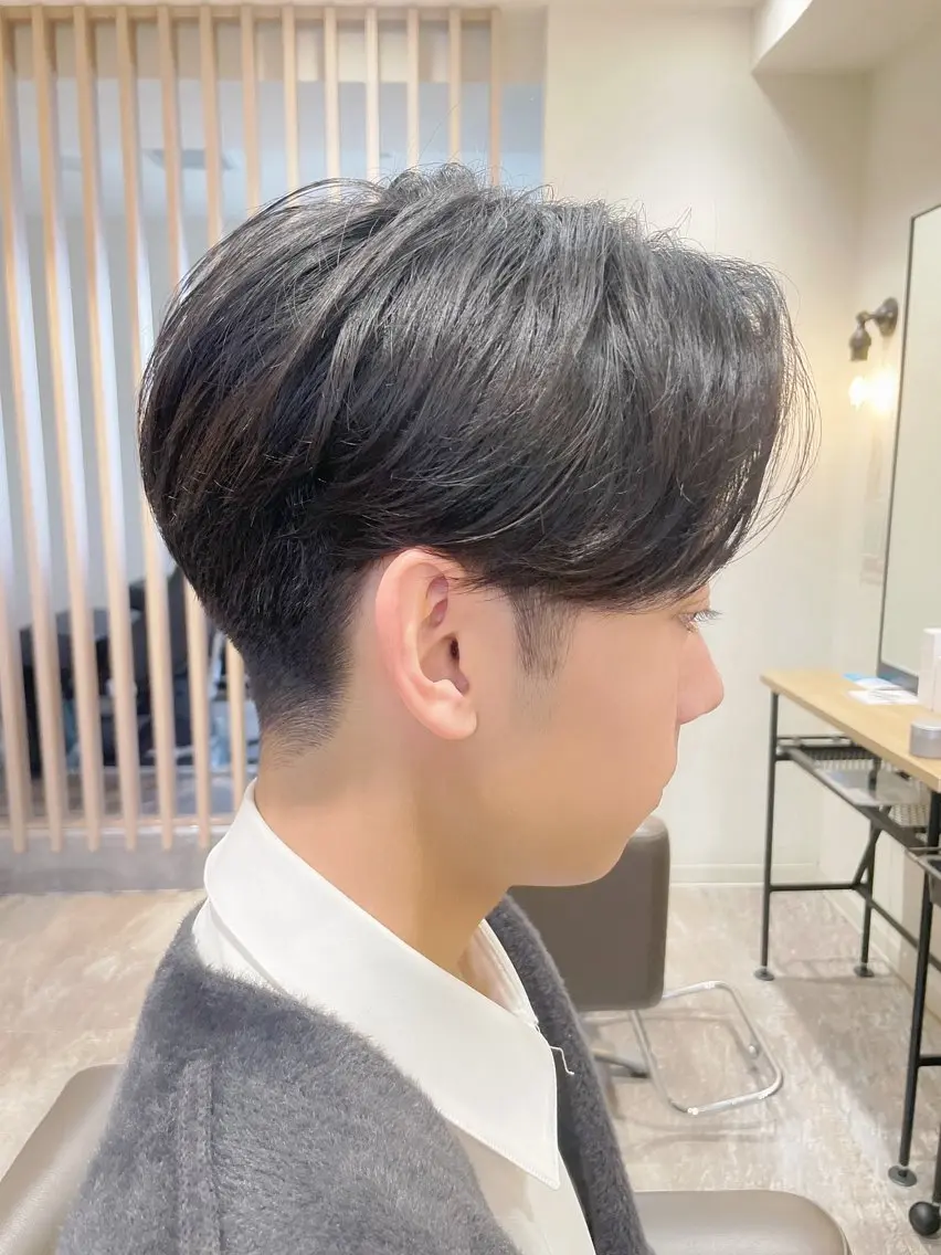 メンズ メンズパーマ 匠メンズショート✖️ アップバングNoroのヘアスタイル