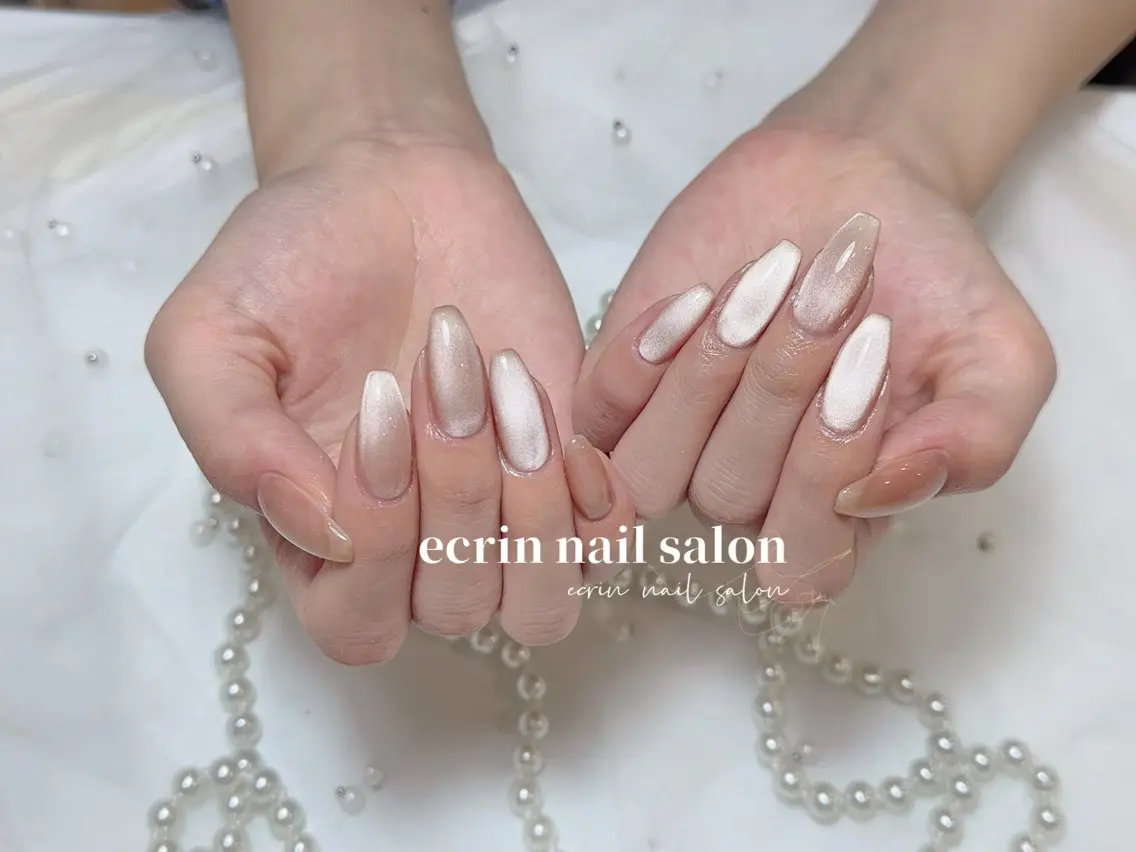 ネイル マグネットネイル ハンドネイル ハンドケア ecrin nail salon錦糸町のネイルデザイン