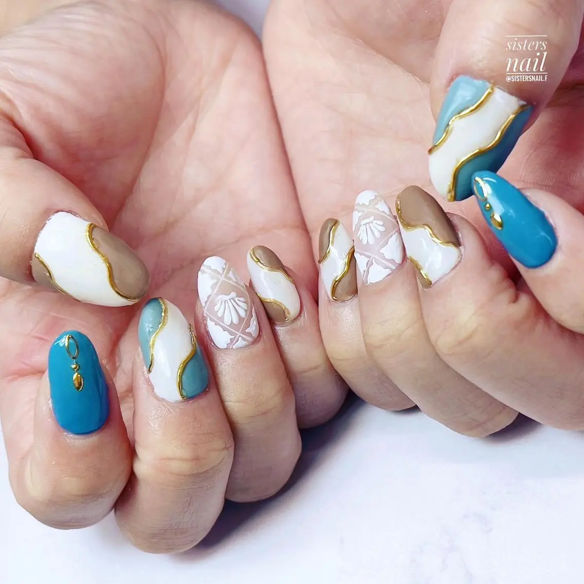ネイル アートネイル カジュアル マットネイル ニュアンスネイル オフィスネイル sisters nail.fのネイルデザイン
