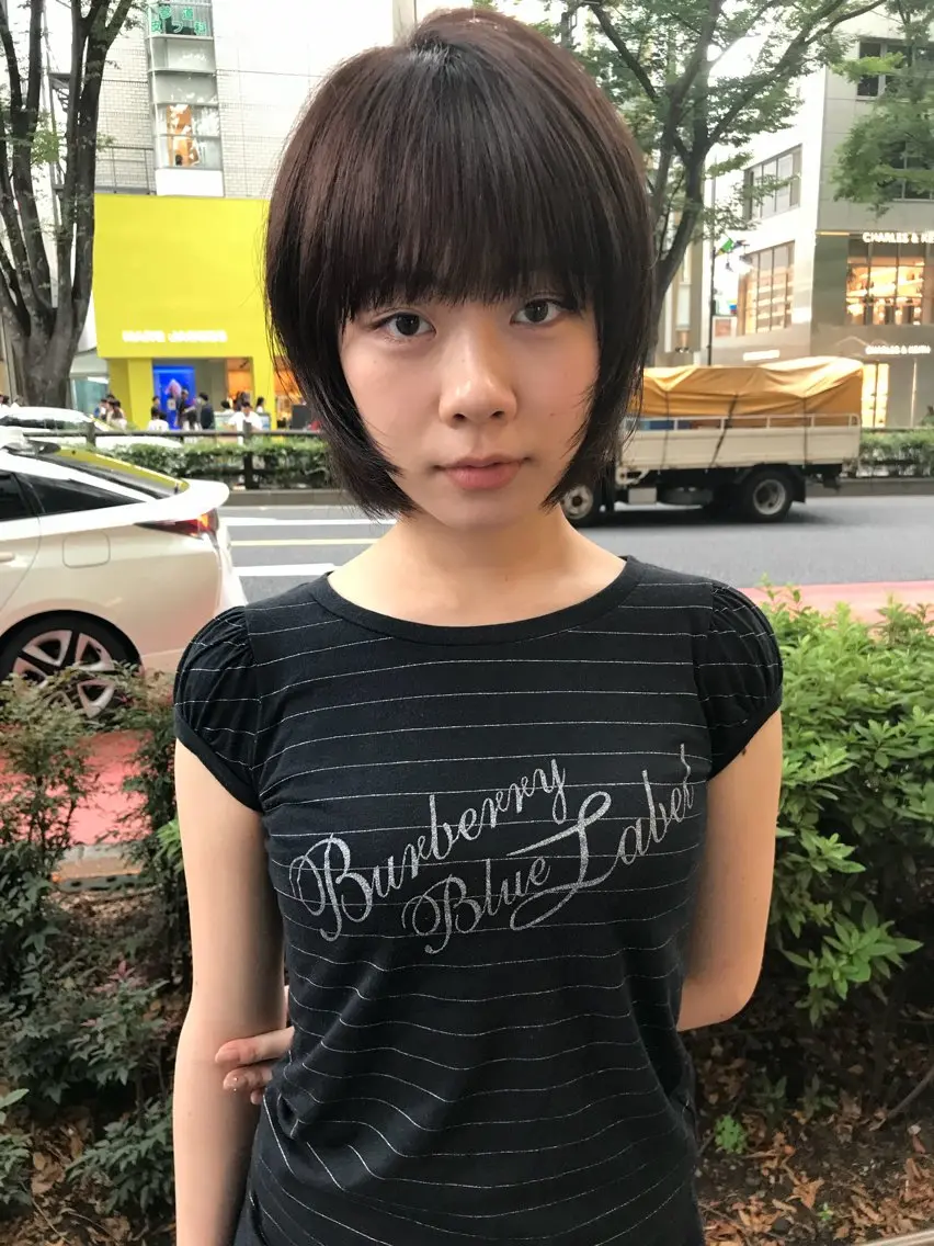 ミディアム カラー カット ヘアカラー トリートメント 赤み消しカラー/ ナチュラル/トモキのヘアスタイル