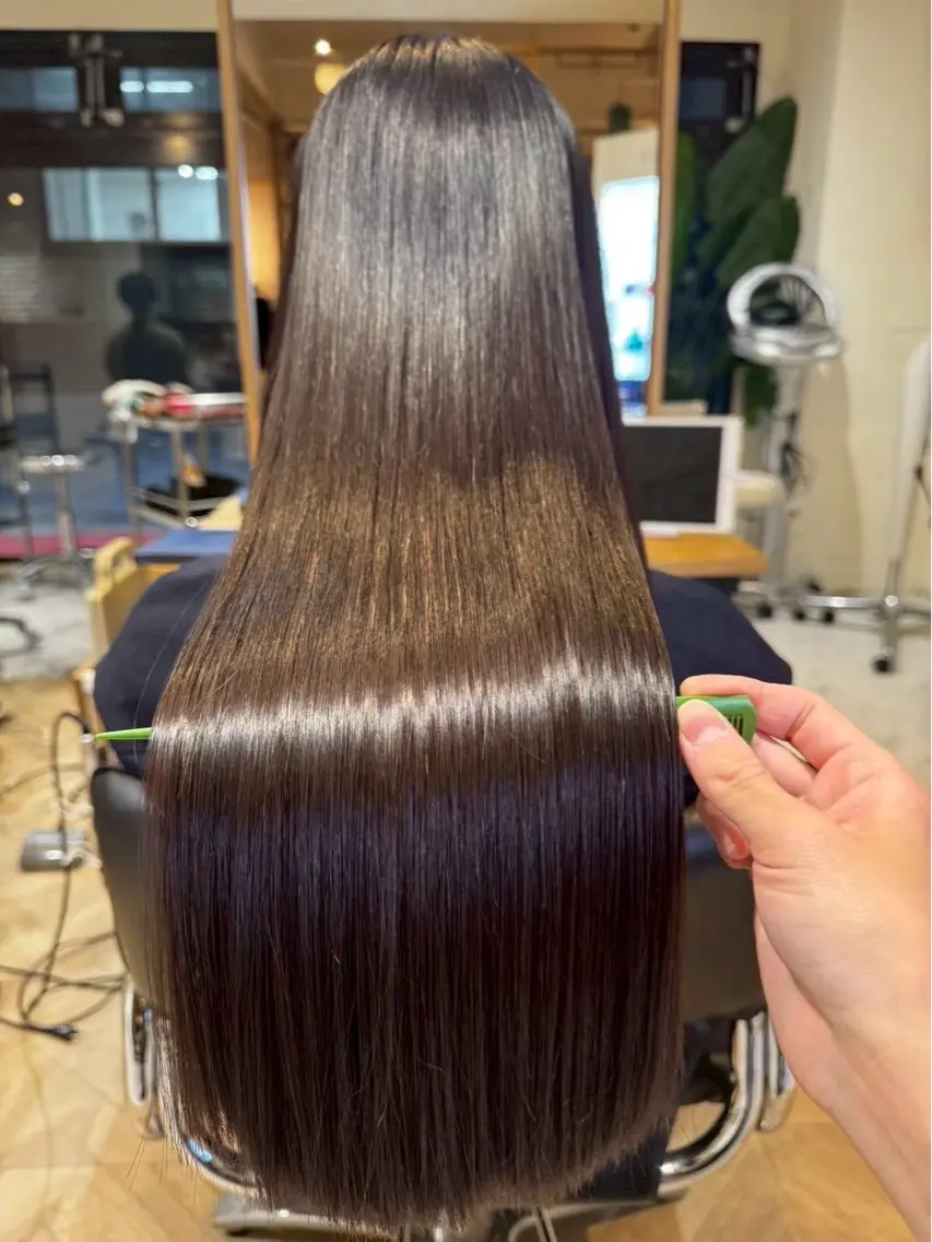 ロング 陽 菜のヘアスタイル