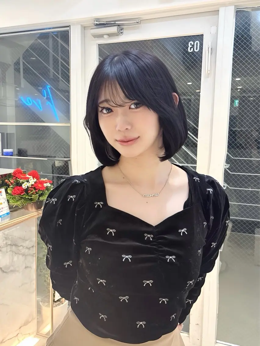 【💞ミニモ限定💞】似合わせボブカット➕外部補修トリートメント➕コテ巻き付き🪽の写真