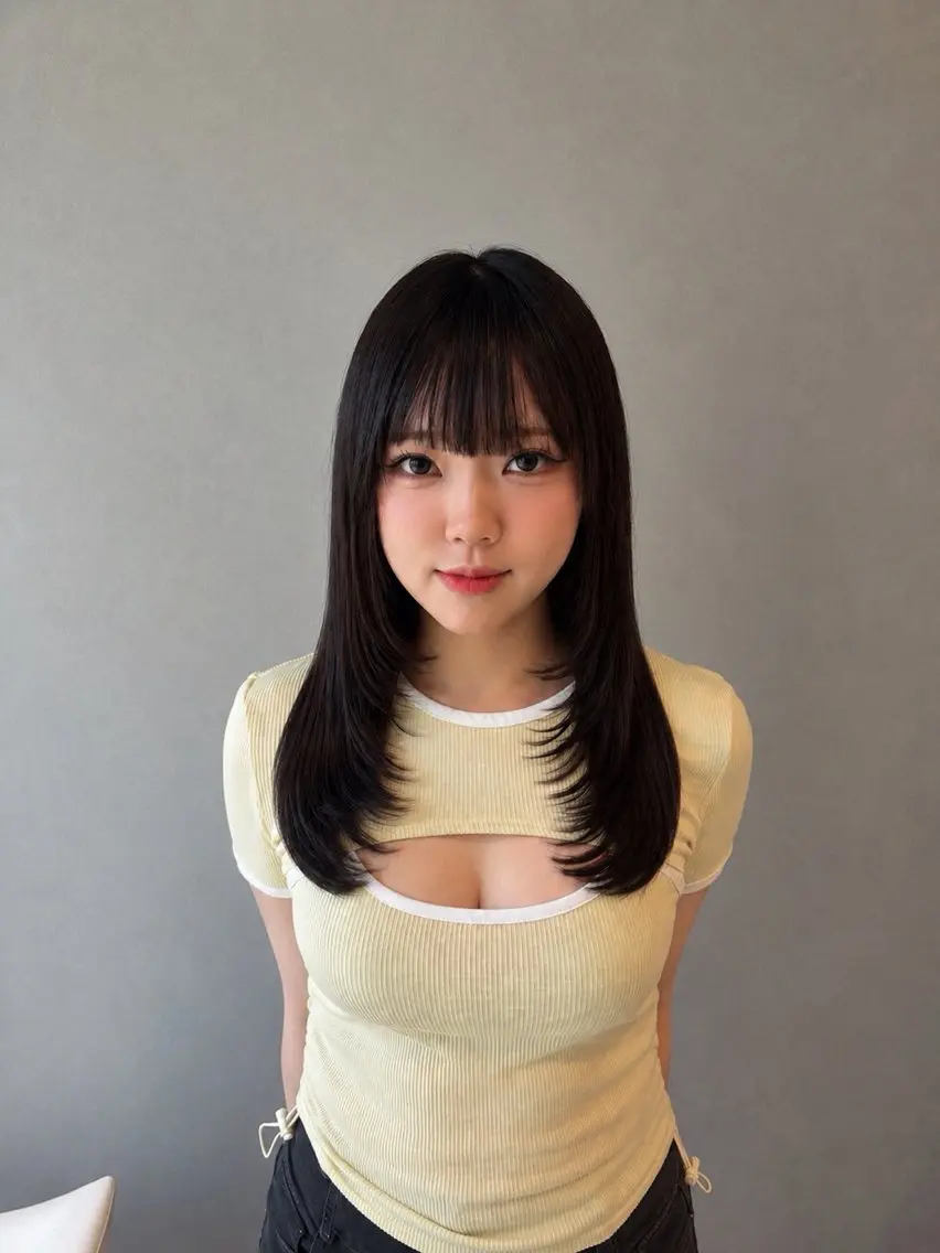 セミロング カット 🩰ྀི美弥🩰ྀི /ミニモ価格でご案内のヘアスタイル