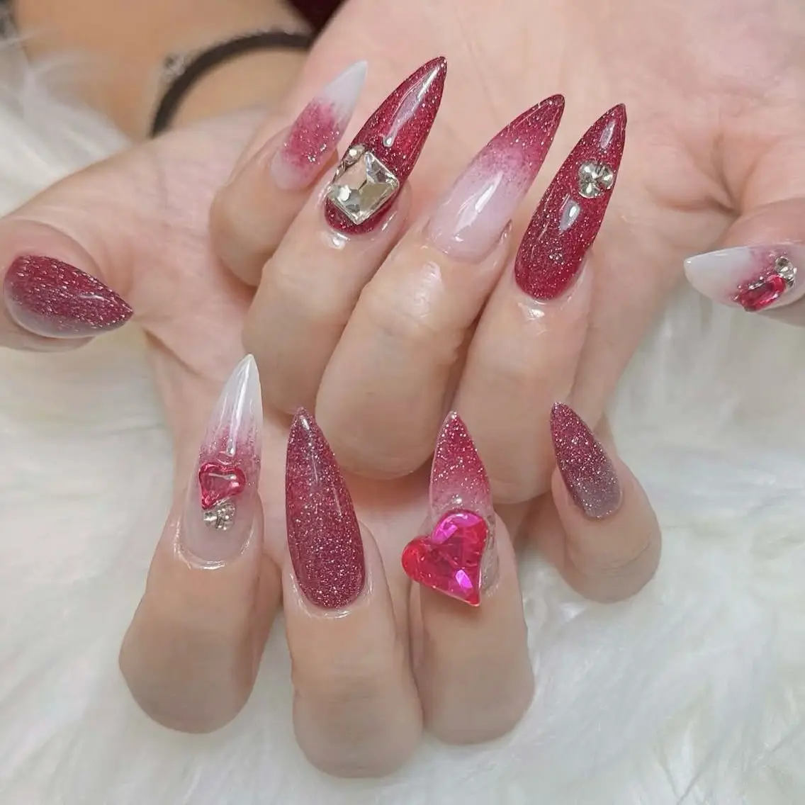 ネイル ハンドネイル ANH ゴテゴテネイルのネイルデザイン