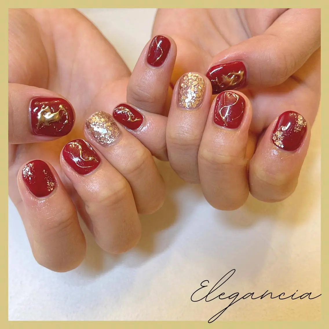 カラー ネイル ハンドネイル Elegancia. Hiromiのネイルデザイン