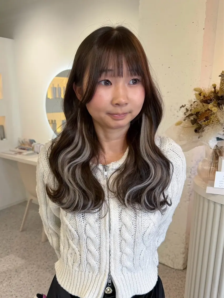 イベント前にぴったり!ポイントカラーエクステ♡14本の写真