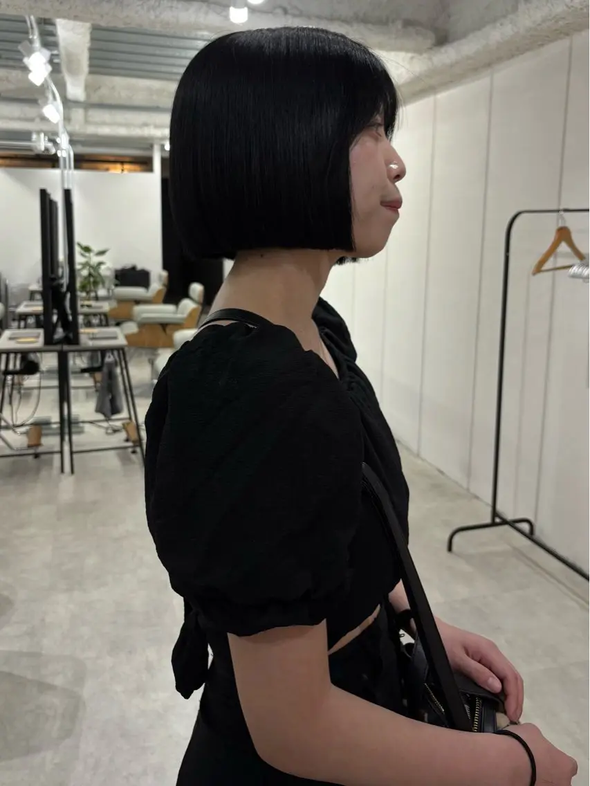 ショート カラー カット ヘアカラー 透明感カラー/髪質改 善/烏丸御池/寿々乃のヘアスタイル