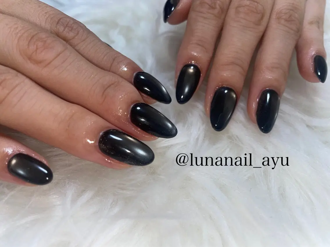 ネイル マグネットネイル ハンドネイル LUNA NAIL ayuのネイルデザイン