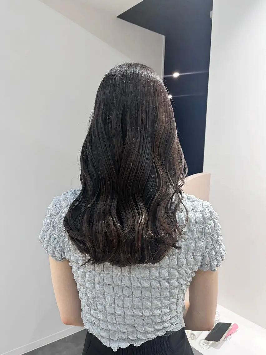 ロング カラー ブラウンカラー ショコラブラウン 🫧こおりやま なつみ🫧のヘアスタイル