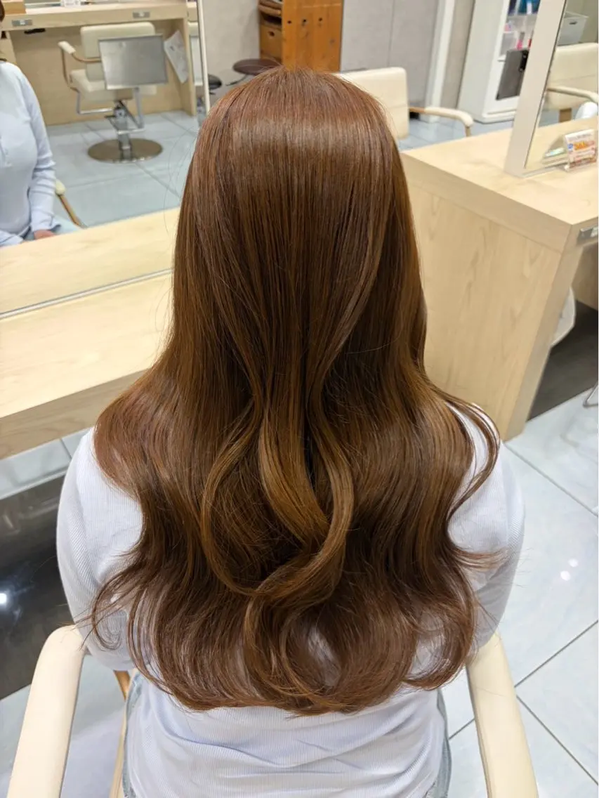 カラー ベージュカラー 透明感カラー ミルクティーベージュ ヘアカラー 髪質改善特化サロン/ ヤマシタのヘアスタイル