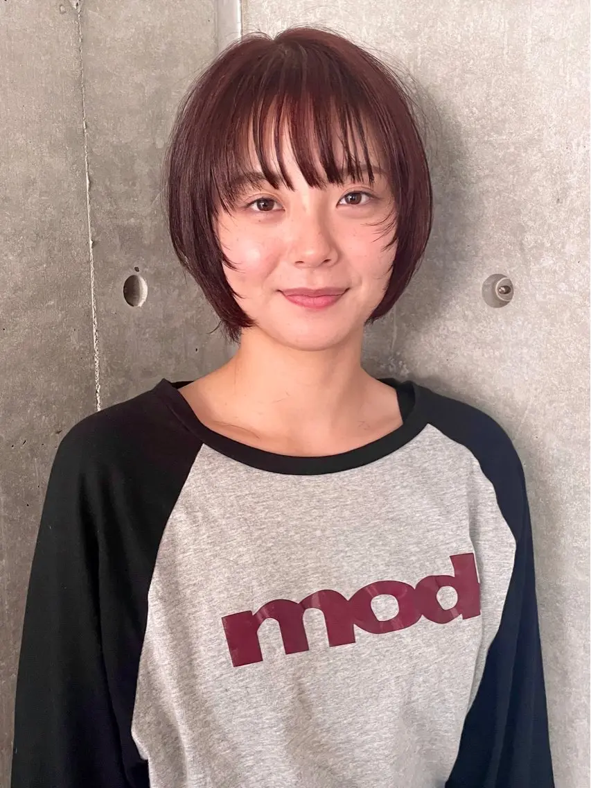 ショート カラー カット ヘアカラー トリートメント FERIA池田 田岡啓佑のヘアスタイル