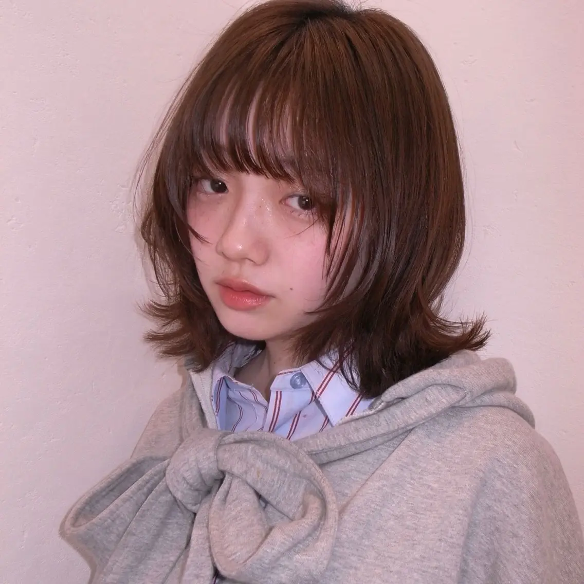 🍑【初カラー歓迎】ナチュラル透明感ワンカラーの写真