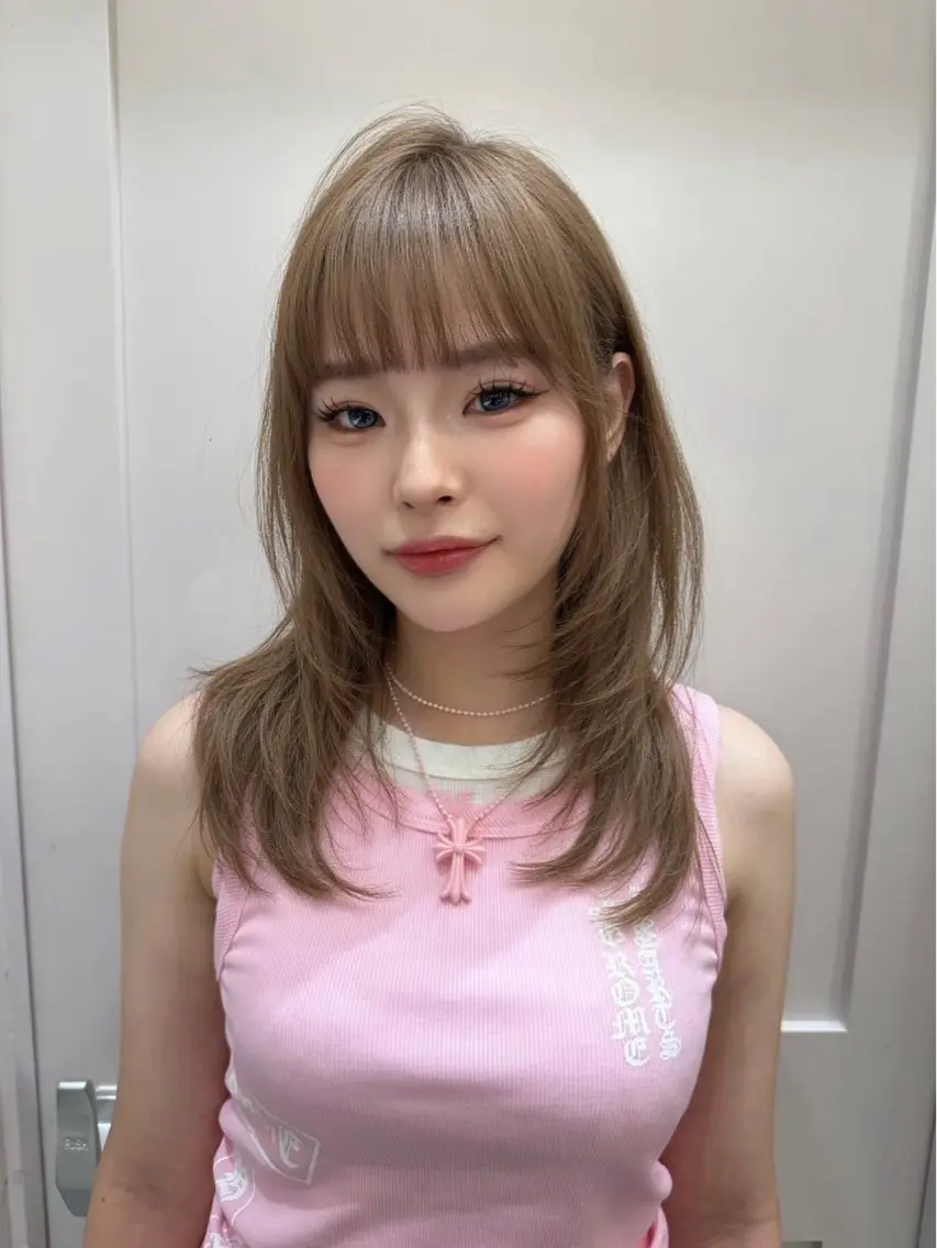 カラー 透明感カラー ハイトーンカラー ヘアカラー トリートメント ヘッドスパ Rio /透明感カラ ー/ハイトーンのヘアスタイル
